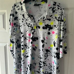 Sunday swagger pain splotch polo